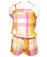 Beebay - Multi Color Checks Jumpsuit