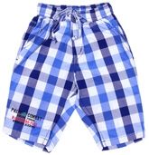 Palm Tree - Bermuda Shorts With Checks