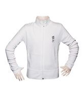 Sweat Shirts & Jackets - Girls Full zipper sweatshirt- White