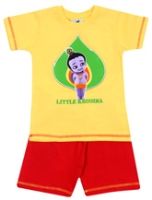 Little Krishna - Half Sleeves T Shirt And Shorts Set