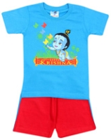 Little Krishna - Half Sleeves T- Shirt And Shorts Set