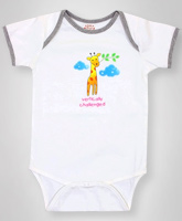 Little Heart -  Giraffe Printed Onsies