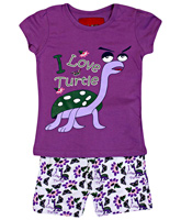 Little Pixies - Half Sleeves T-Shirt And Shorts Set