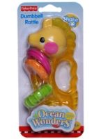 Fisher Price - Ocean Wonders Dumbell Seahorse Rattle