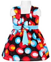 SAPS - Sleeveless Frock With Polka Dots