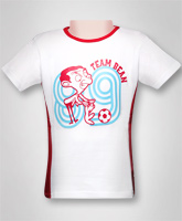 White T-Shirt- Team Bean