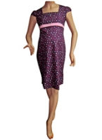 Mama & Bebe - French Sleeves Floral Print  Dress