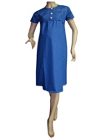 Mama & Bebe - Half Sleeves Blue Dress