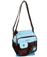 Carter's - Flower Design  Blue Mother Bag