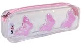 Misaki - Butterfly Printed Transparent Pencil Pouch
