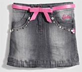 Barbie - Grey Denim Skirt