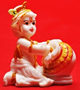 Cosmosgalaxy Makhan Chor White - I2216