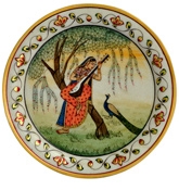 Dharohar Marble Decorative Plate - D MB 001