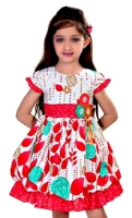 SAPS - Short Sleeves Floral Printed Frock