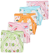 Baby Hug - Multi colored Cloth Baby Diapers
