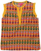 Biba - Sleeveless Printed Kurta