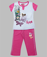 Proteens Bodycare - Printed Tshirt And Capri Set