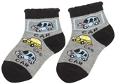 Cute Walk - Car Print Kids Socks