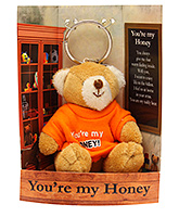 Archies You're My Honey Teddy Bear Keychain