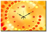Design O Vista Single Panel Canvas Painting Wall Clock - DV1 R4027