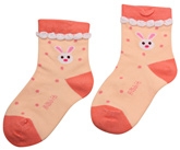 Cute Walk - Lace Style Bunny Design Socks
