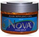 Nova Hard Hold Hair Styling Gel - Aloe Vera