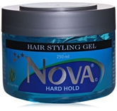 Nova Hard Hold Hair Styling Gel - Aloe Vera
