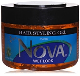 Nova Wet Look Hair Styling Gel - Aloe Vera