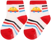 Cute Walk - Strips And Car Print Socks