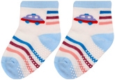 Cute Walk - Strips And Car Print Socks