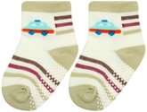 Cute Walk - Strips And Car Print Socks