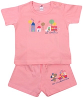 Zero - Half Sleeves T-Shirt And Shorts Set