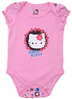 Hello Kitty - Short Sleeves Cat Printed Printed Onsies