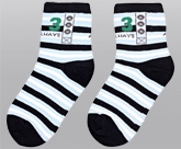 Cute Walk - Socks With Contrast Colored Socks