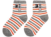 Cute Walk - Socks With Contrast Colored Socks