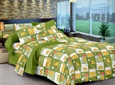 Cenizas Cotton Double Bed Sheet 170 - A