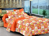 Cenizas Cotton Double Bed Sheet 170 - B