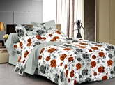 Cenizas Cotton Double Bed Sheet - 719 A