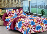 Cenizas Cotton Double Bed Sheet - 172 B