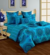 Swayam Cosmo 36 Printed Double Bed Sheet DBS11 1426