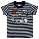 Zero - Striped Half Sleeves T Shirt