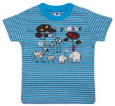 Zero - Striped Half Sleeves T Shirt