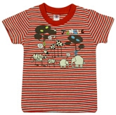 Zero - Striped Half Sleeves T Shirt