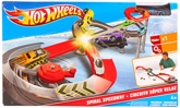 Red Spiral Speed Way Playset 4 Years +, The ultimate in racing and crashing acti...