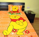 Disney Birla Century Bed Sheet Set - BC-22021A Orange