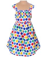 SAPS - Sleeveless Frock With Polka Dots