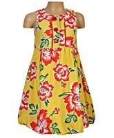 SAPS - Sleeveless Floral Print Frock