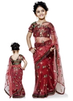 Bhartiya Paridhan - Designer Net Sari With Work