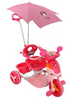 Fab N Funky - Xiaorenlei Print Pink Tricycle
