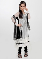 Girlish - Anarkali Style Salwar Suit Set With Dupatta
